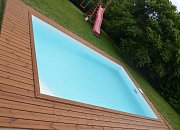 Obklad bazénu THERMOWOOD